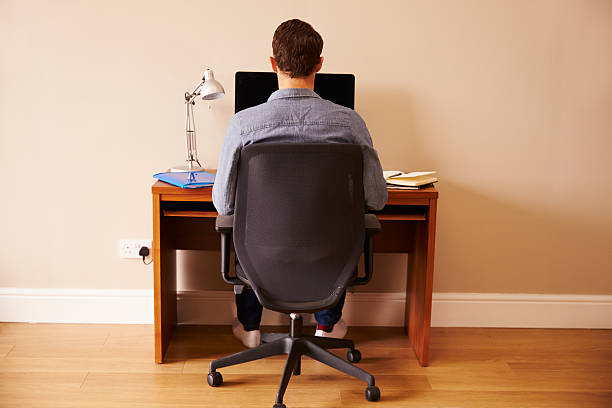 At your desk